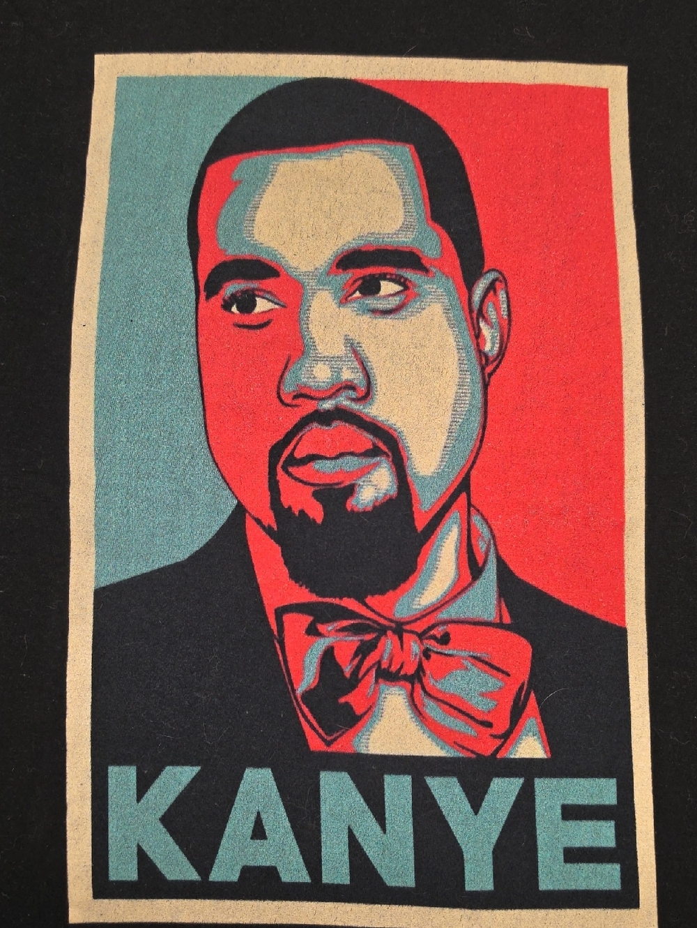 Kanye West For President! Tee! Large Super Soft Cozy Unisex!